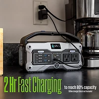 Westinghouse 400W Lithium-ion Portable Power Station with LED Display and Flashlight