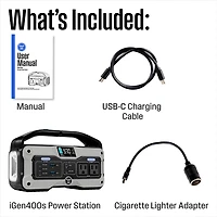 Westinghouse 400W Lithium-ion Portable Power Station with LED Display and Flashlight