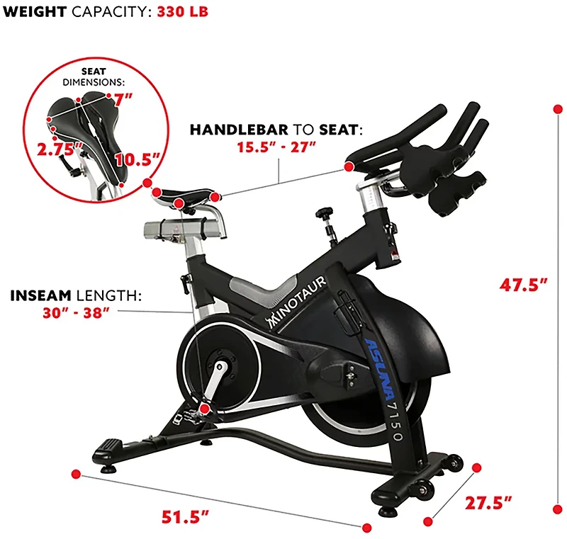 Asuna Minotaur 7150 Magnetic Commercial Indoor Cycling Bike