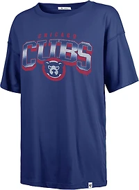 '47 Women's Chicago Cubs Spotlight Sadie Short Sleeve T-shirt