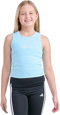adidas Girls' Rib Tank Top