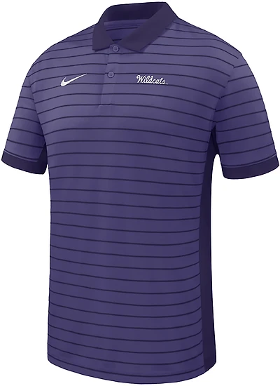 Nike Men's Kansas State University Dri-FIT Victory Stripe Polo Shirt