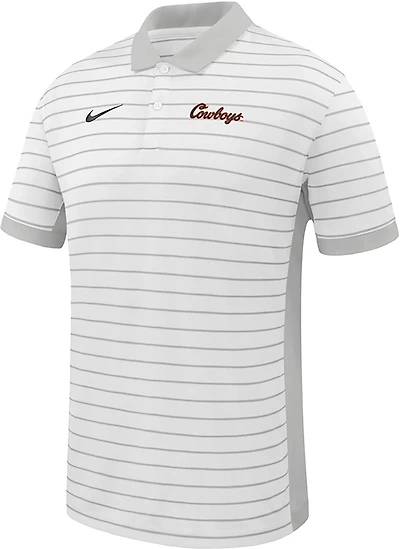 Nike Men's Oklahoma State University Dri-FIT Victory Stripe Polo Shirt