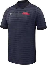 Nike Men's University of Mississippi Dri-FIT Victory Stripe Polo Shirt