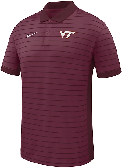 Nike Men's Virginia Tech Dri-FIT Victory Stripe Polo Shirt