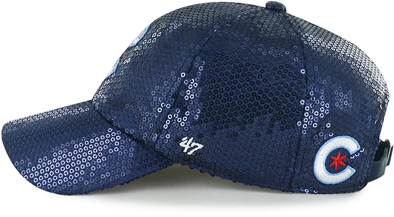 '47 Chicago Cubs Women's City Connect Dazzle Logo Clean Up Cap