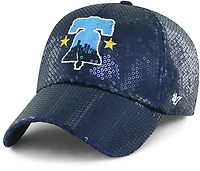 '47 Philadelphia Phillies Women's City Connect Dazzle Logo Clean Up Cap