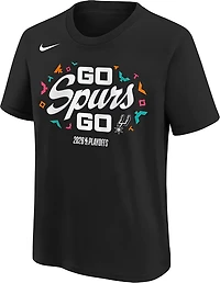 Nike Kids' San Antonio Spurs 2025-26 Playoff Mantra T-shirt