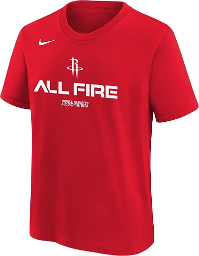 Nike Kids' Houston Rockets 2025-26 Playoff Mantra T-shirt