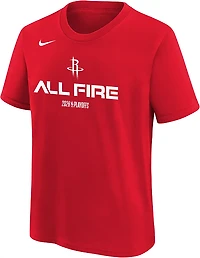 Nike Kids' Houston Rockets 2025-26 Playoff Mantra T-shirt