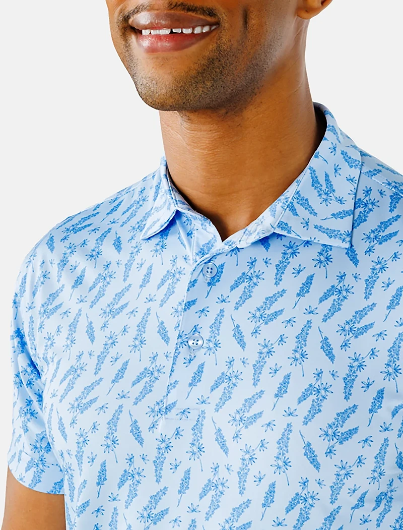 Waggle Men's Bloom Polo Shirt