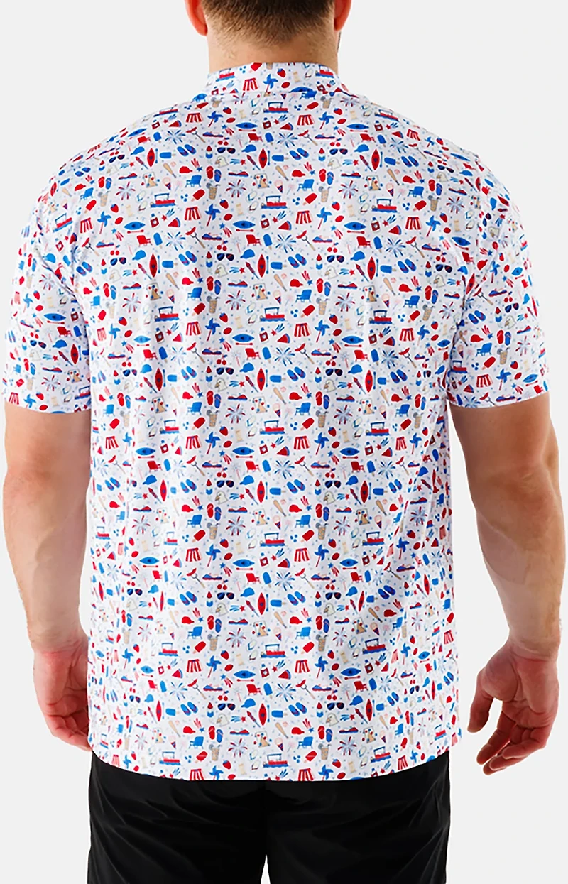 Waggle Men's Americana Polo Shirt