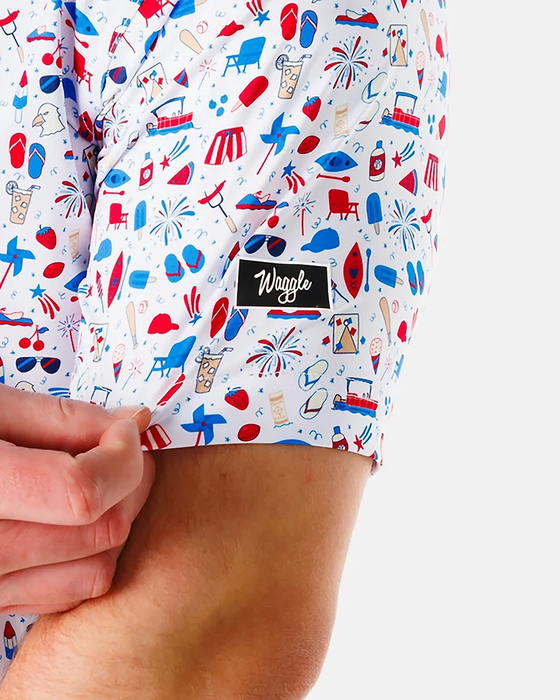 Waggle Men's Americana Polo Shirt