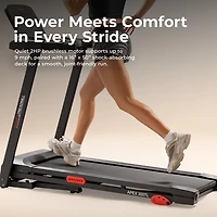 Sunny Health & Fitness APEX 300 SMART Motorized Treadmill with WIFI & Bluetooth