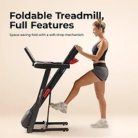 Sunny Health & Fitness APEX 300 SMART Motorized Treadmill with WIFI & Bluetooth