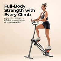 Sunny Health & Fitness Total-Body Vertical Climber Exercise Machine