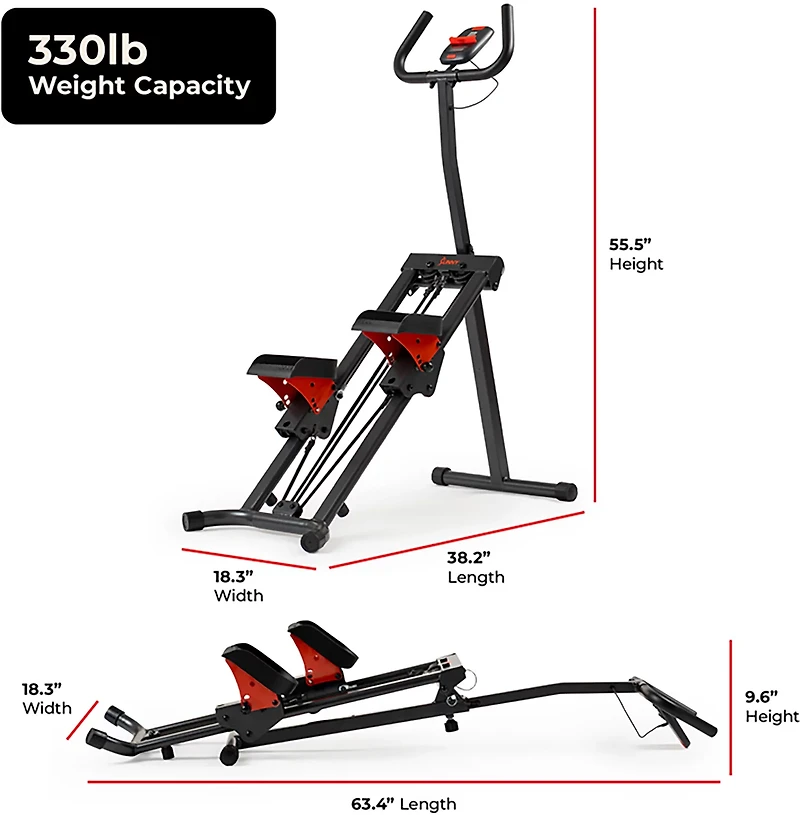 Sunny Health & Fitness Total-Body Vertical Climber Exercise Machine
