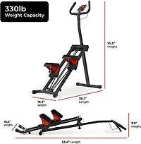 Sunny Health & Fitness Total-Body Vertical Climber Exercise Machine