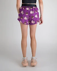 Chicknlegs Women's Choccy Cows Split Shorts 4