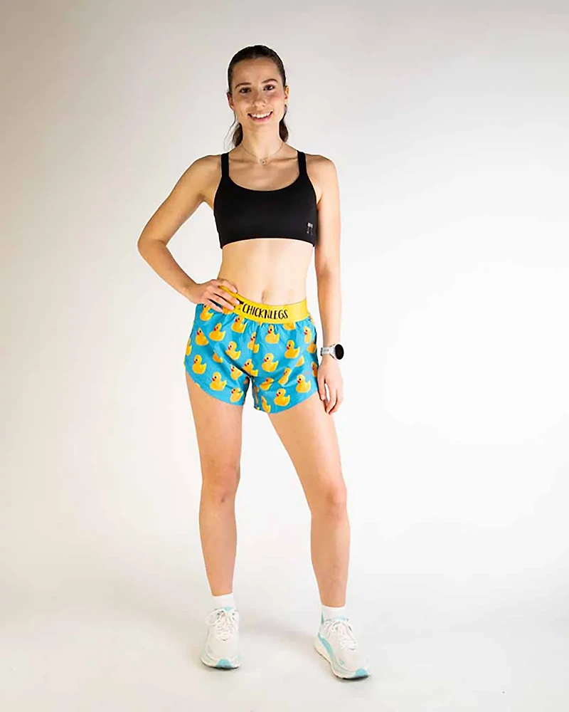 Chicknlegs Women's Rubber Ducky Split Shorts 4