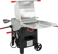 Outdoor Gourmet 90 qt Crawfish Boiling Cart with Stir Paddle