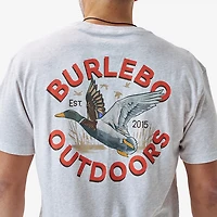 BURLEBO Men's Old School Duck Hunt T-shirt
