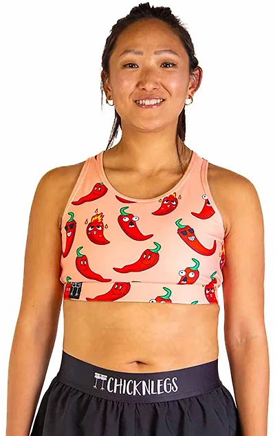 Chicknlegs Women's Chase Pack Chilis OG Low Support Sports Bra