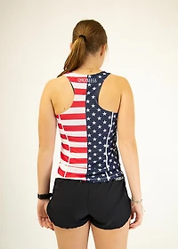 Chicknlegs Women's USA Performance Singlet