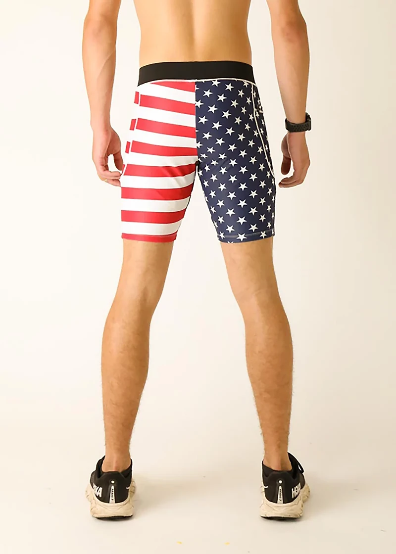 Chicknlegs Men's USA Half Tights