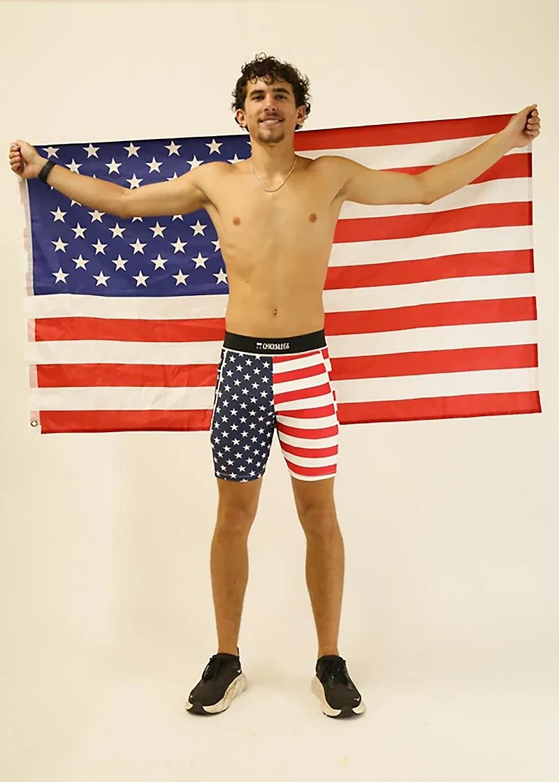Chicknlegs Men's USA Half Tights