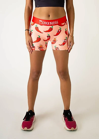 Chicknlegs Women's Chase Pack Chilis Compression Shorts 3
