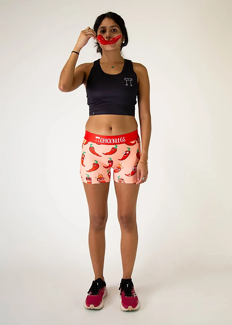 Chicknlegs Women's Chase Pack Chilis Compression Shorts 3