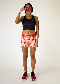 Chicknlegs Women's Chase Pack Chilis Compression Shorts 3