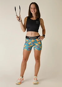 Chicknlegs Women's Nuggets Compression Shorts 3
