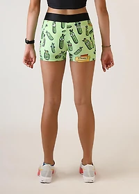 Chicknlegs Women's Pickles Compression Shorts 3