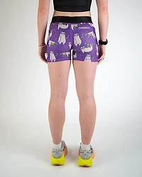Chicknlegs Women's Sloths Compression Shorts 3