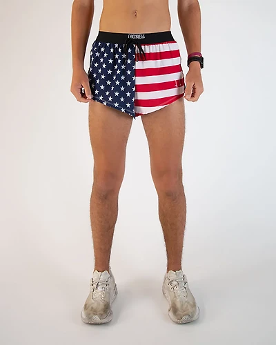 Chicknlegs Men's USA DS Split Shorts 2