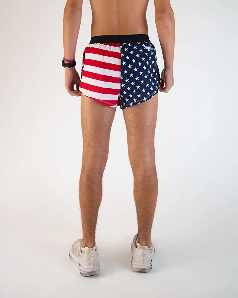 Chicknlegs Men's USA DS Split Shorts 2