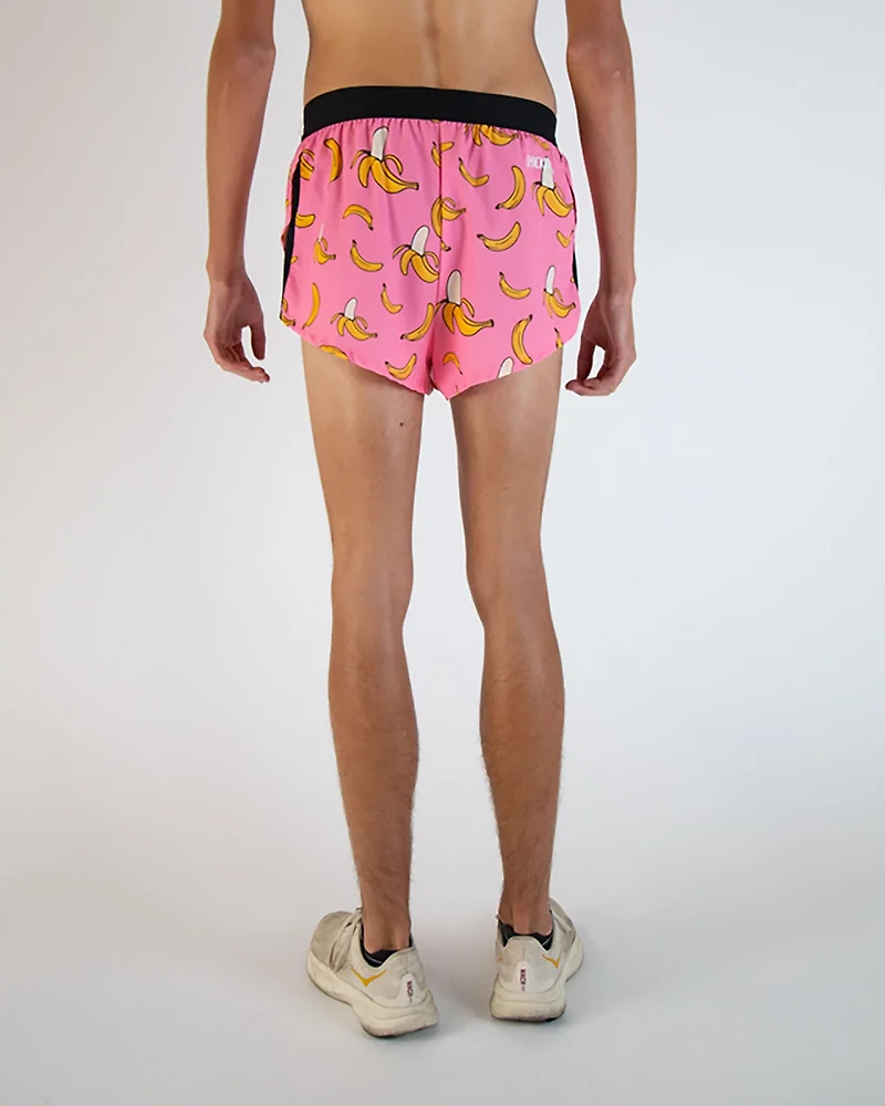 Chicknlegs Men's Pink Bananas DS Split Shorts 2