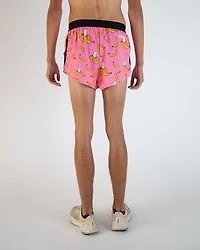 Chicknlegs Men's Pink Bananas DS Split Shorts 2