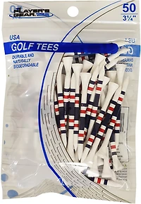 Players Gear Premium Hardwood 3.25 in Golf Tees 50-Pack