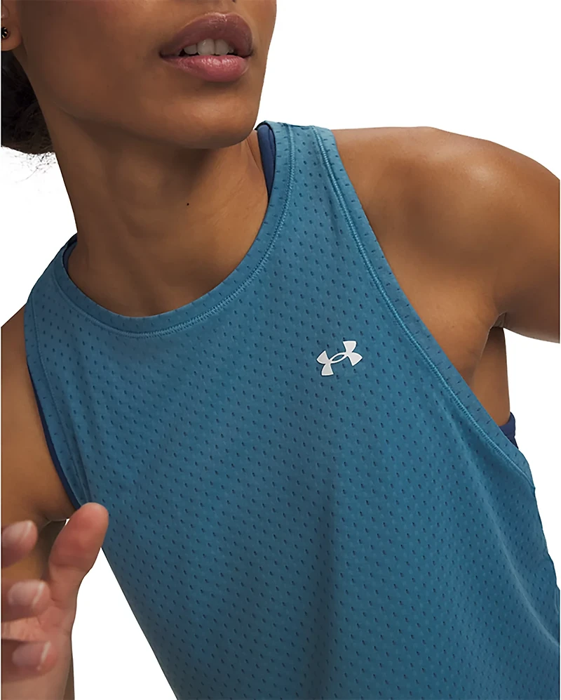 Under Armour Women's Tech Sport Mesh Crop Tank Top