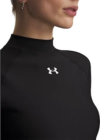 Under Armour Women's HeatGear Crop Mock Long Sleeve Top