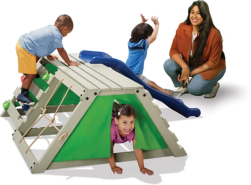 AGame Kids' Teepee Slide Climber