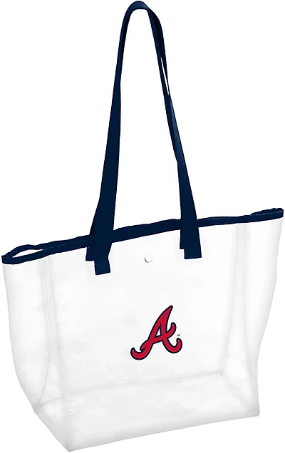 Logo Brands Atlanta Braves Clear Tote Bag