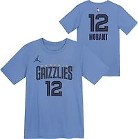 Nike Boys' Memphis Grizzlies Ja Morant #12 Statement Graphic T-shirt