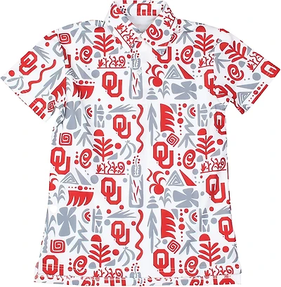 Wes & Willy Boys' University of Oklahoma Tribal Polo Shirt