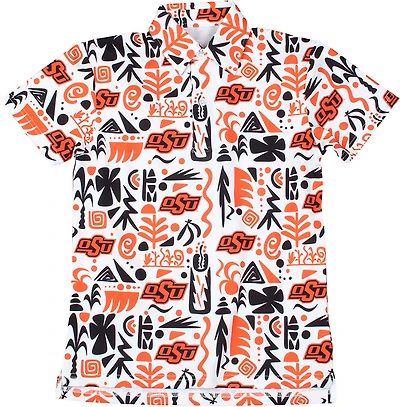 Wes & Willy Boys' Oklahoma State University Tribal Polo Shirt