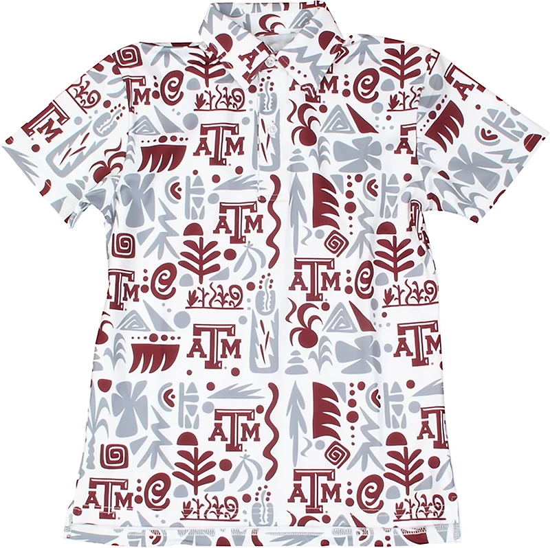 Wes & Willy Boys' Texas A&M University Tribal Polo Shirt