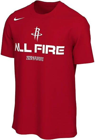Nike Men's Houston Rockets 25-26 Playoff Mantra Short Sleeve T-shirt